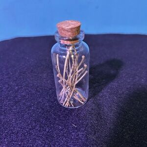 Glass specimen Bottle with Cork